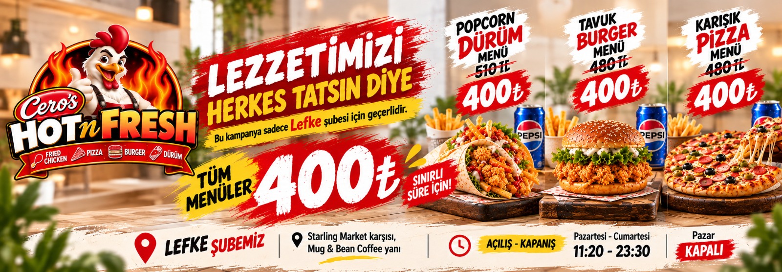 Sadece Lefke Şubede gecerlidir.